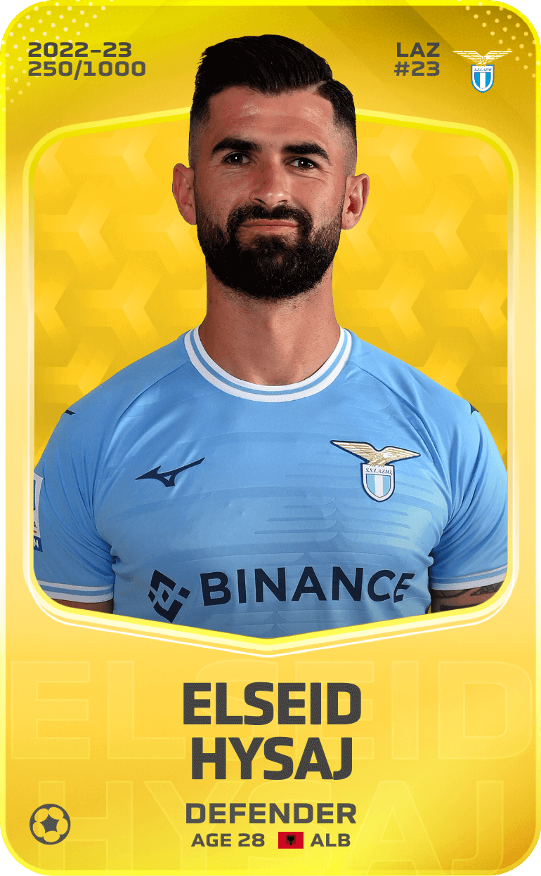 Elseid Hysaj 2022-23 • Limited 250/1000