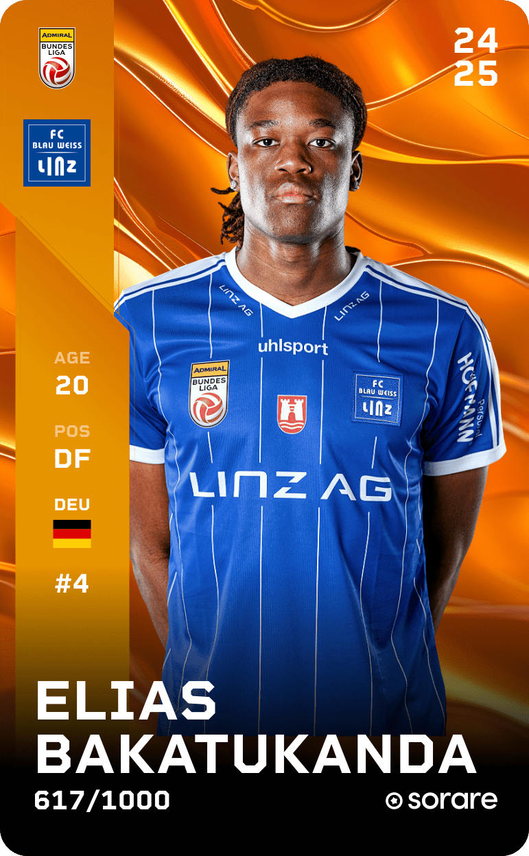 Elias Bakatukanda 2024-25 • Limited 617/1000