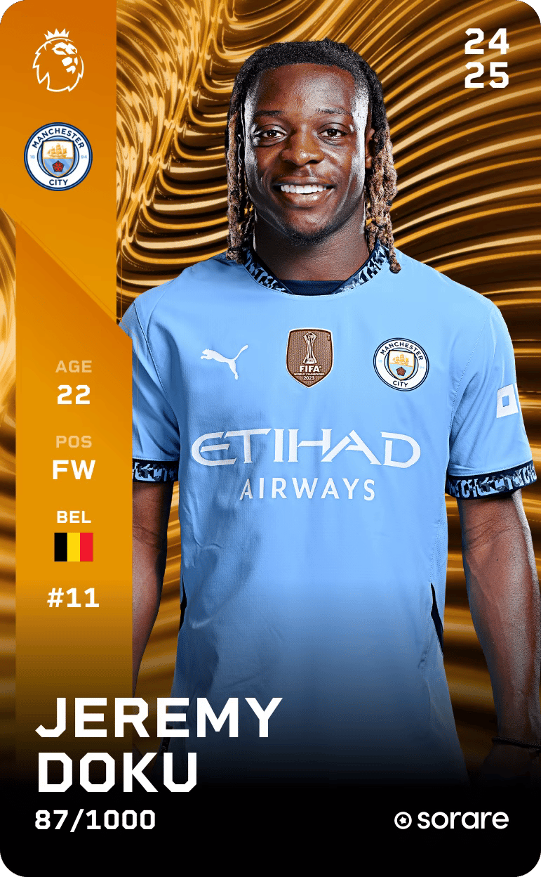 Jeremy Doku 2024-25 • Limited 87/1000