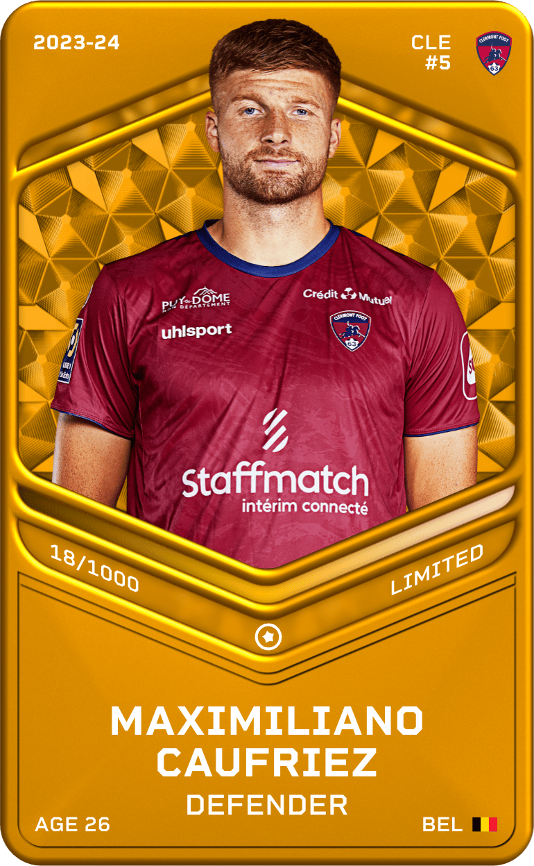 Maximiliano Caufriez 2023-24 • Limited 18/1000