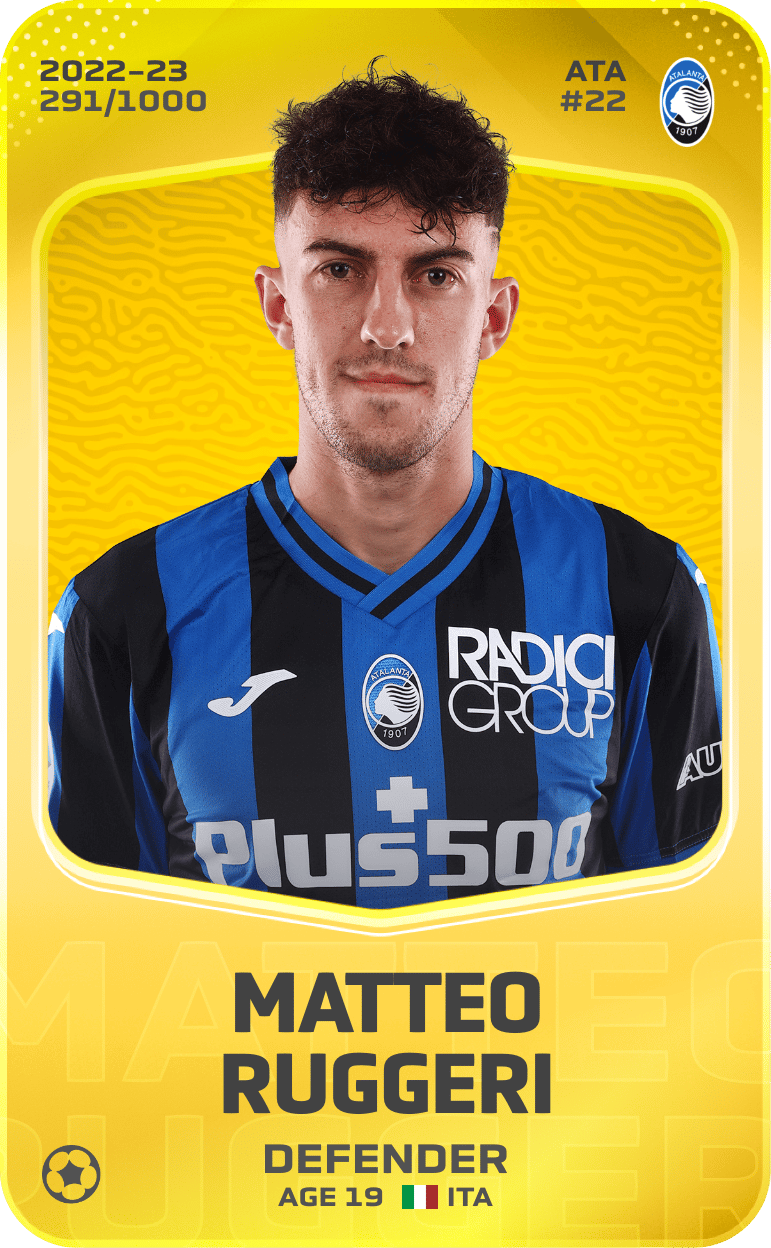 Matteo Ruggeri 2022-23 • Limited 291/1000