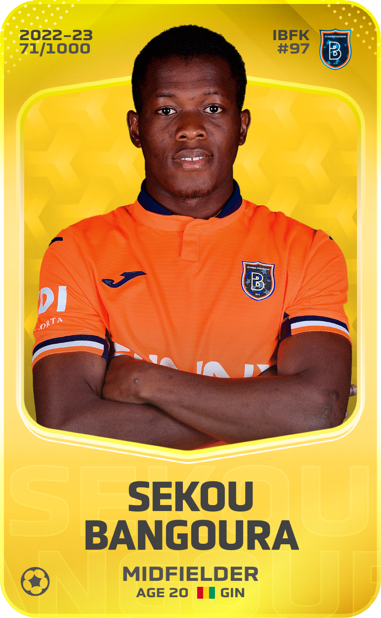 Sorare - Sorare Official - Sekou Bangoura 2022-23 • Limited 71/1000 - NFT # 7740799559655922267783976073402798613443130461989595265964127680274402724878