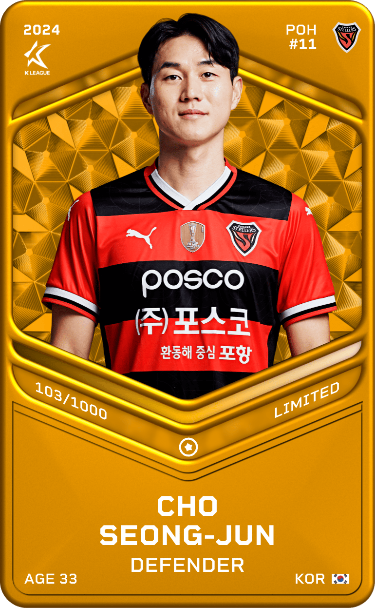Jo Seong-Jun  2024-25 • Limited 103/1000