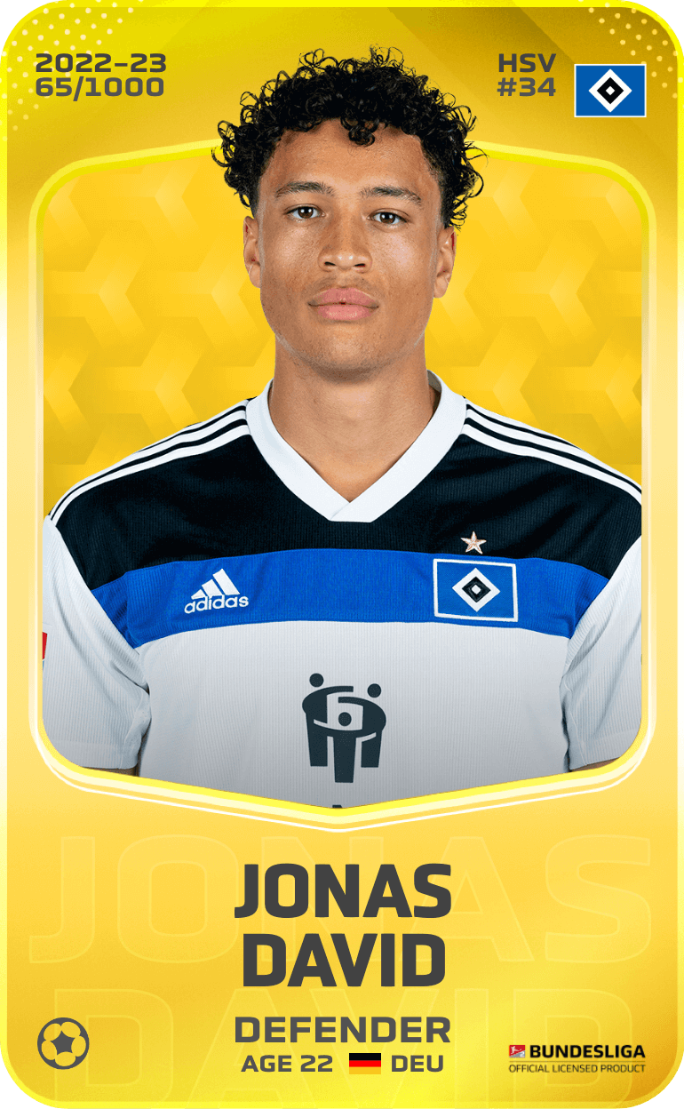 Jonas David 2022-23 • Limited 65/1000