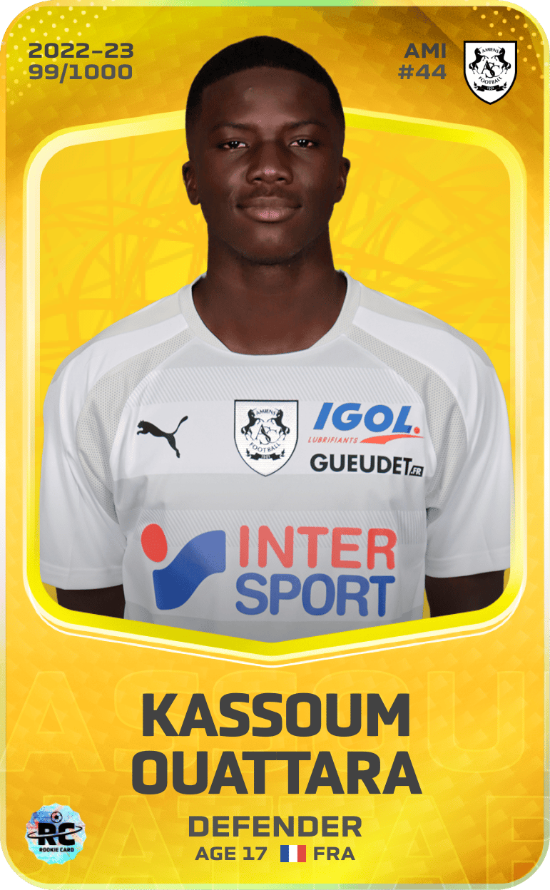 Kassoum Ouattara 2022-23 • Limited 99/1000