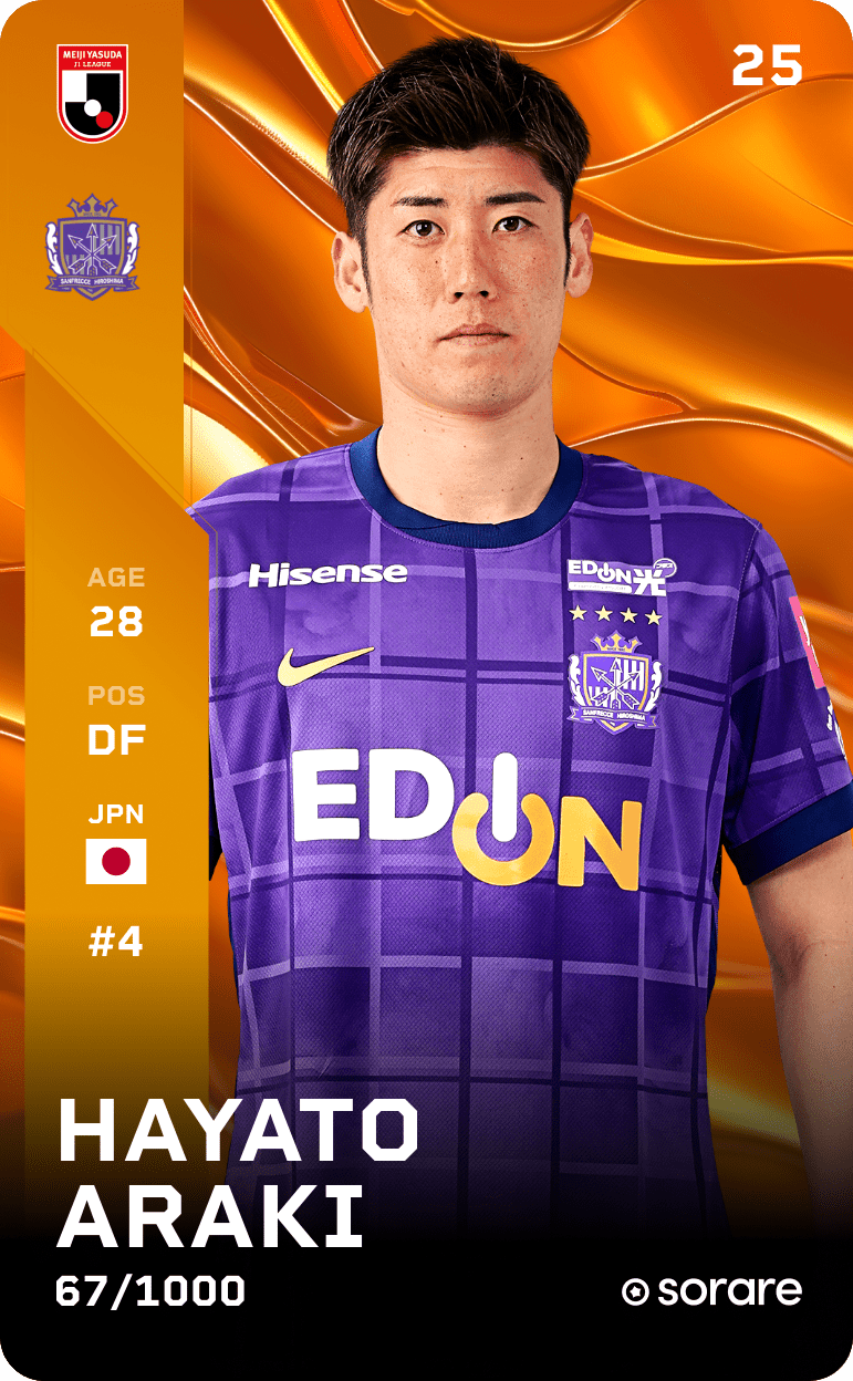 Hayato Araki 2025-26 • Limited 67/1000