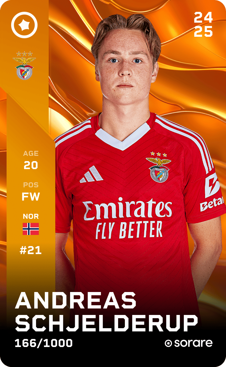 Andreas Schjelderup 2024-25 • Limited 166/1000