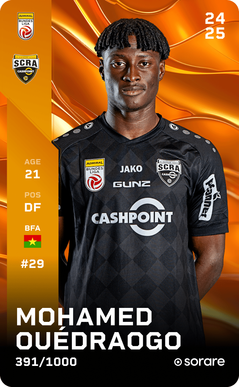 Mohamed Ouédraogo 2024-25 • Limited 391/1000