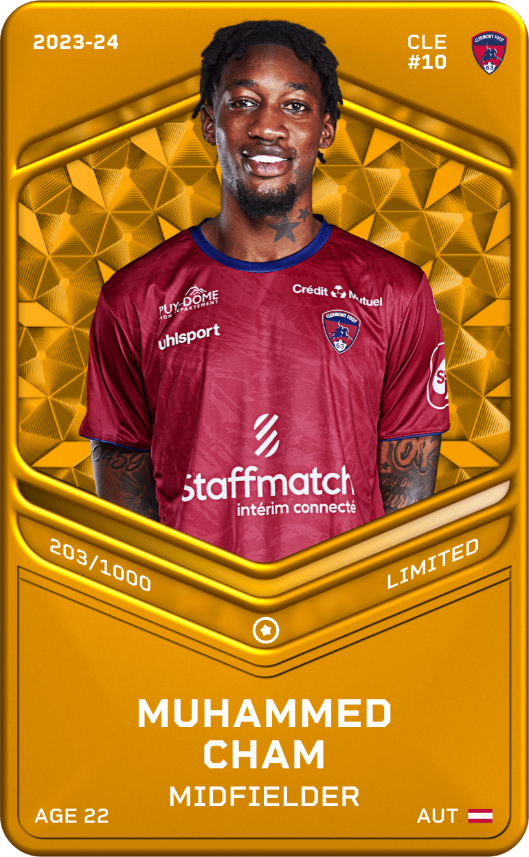 Muhammed Cham 2023-24 • Limited 203/1000