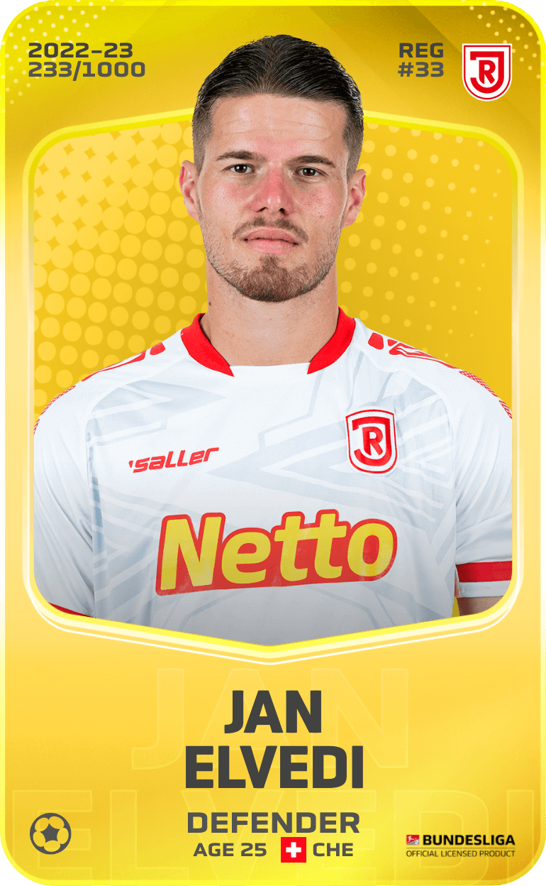 Jan Elvedi 2022-23 • Limited 233/1000