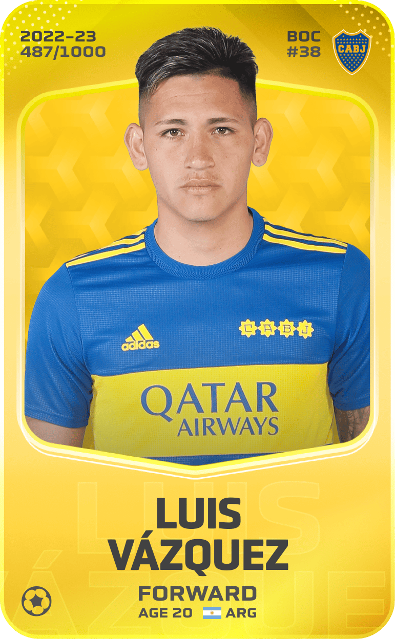 Luis Vázquez 2022-23 • Limited 487/1000