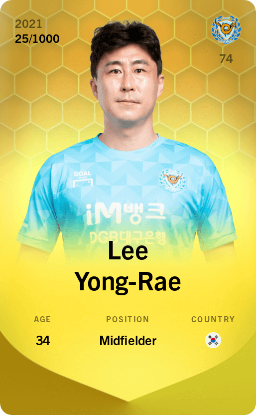 Lee Yong-Rae 2021-22 • Limited 25/1000