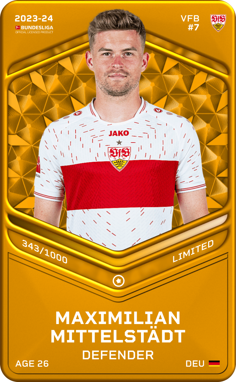Maximilian Mittelstädt 2023-24 • Limited 343/1000