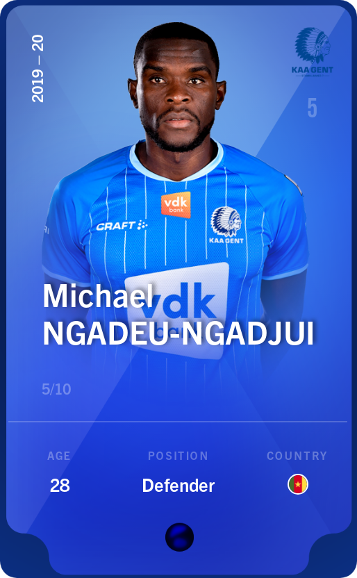 Sorare - Sorare Official - Michael Ngadeu-Ngadjui 2019-20 • Super Rare 5/10 - NFT # 17295896128498621129089460539814236903951792739694330135106597355038262418643