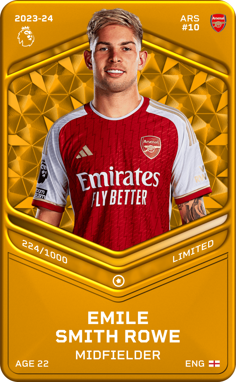 Emile Smith Rowe 2023-24 • Limited 224/1000