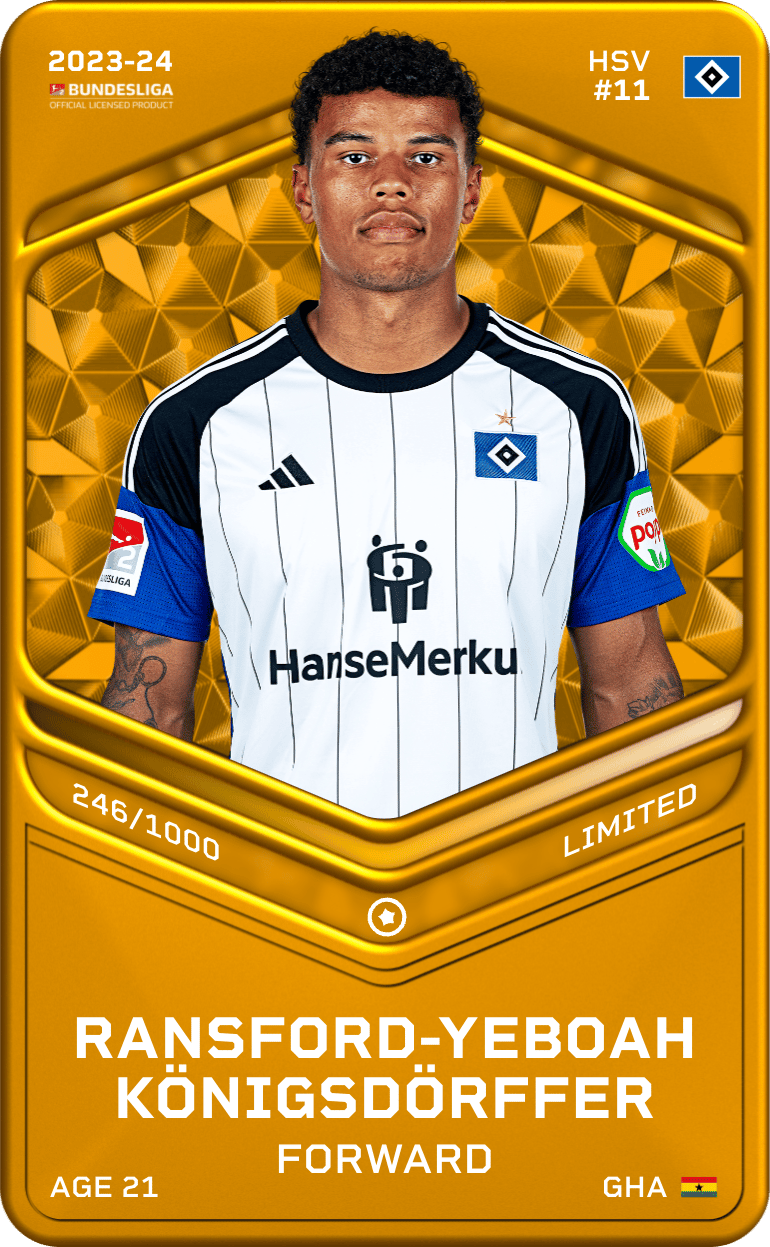 Ransford-Yeboah Königsdörffer 2023-24 • Limited 246/1000