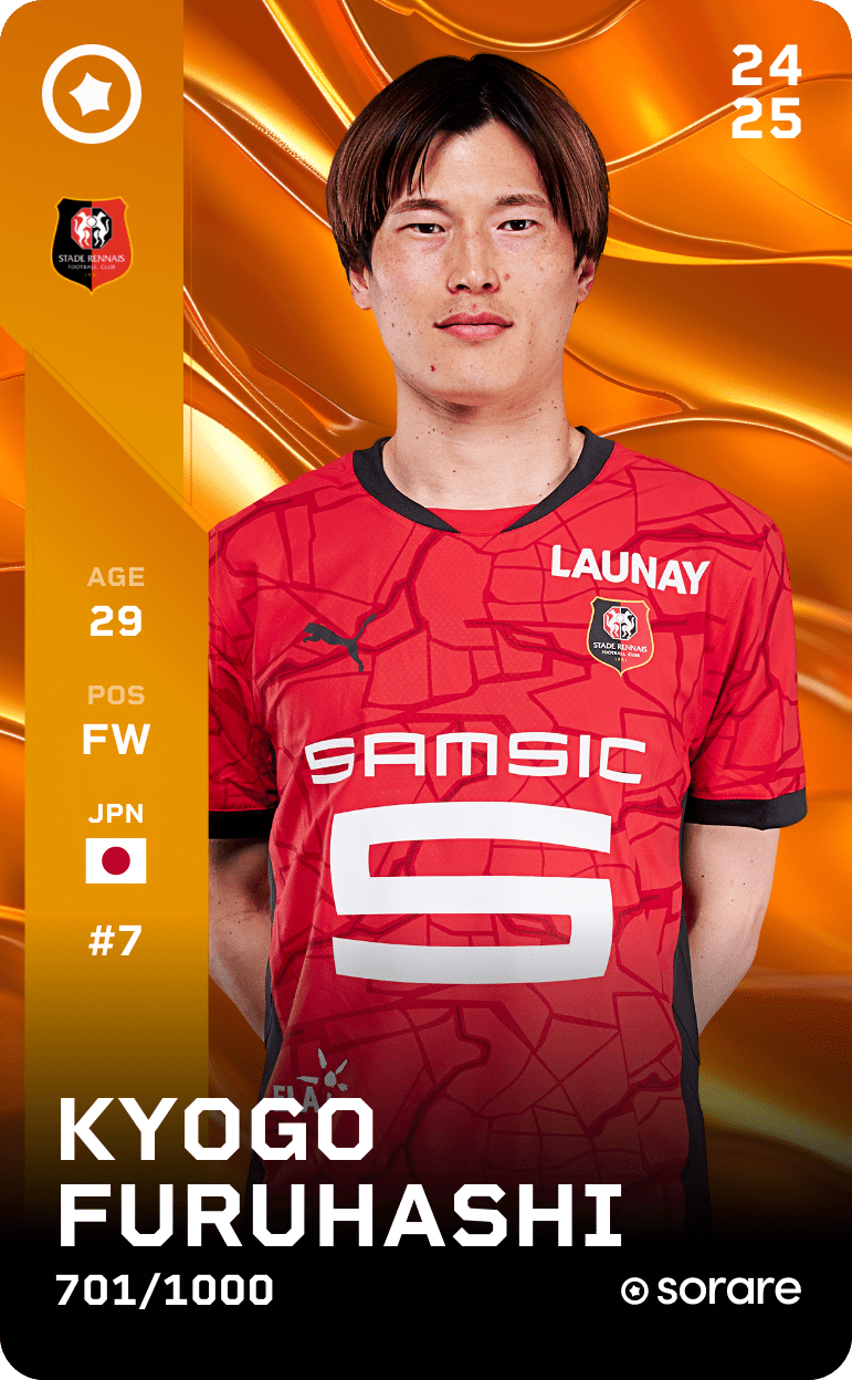 Kyogo Furuhashi 2024-25 • Limited 701/1000