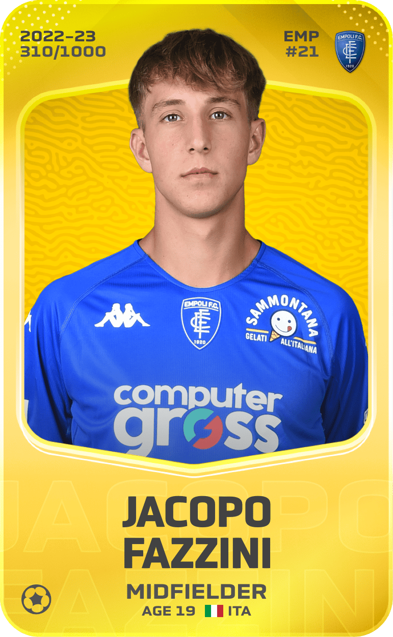 Jacopo Fazzini 2022-23 • Limited 310/1000