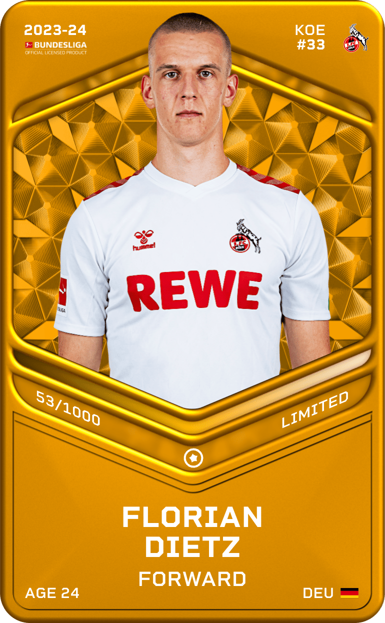 Florian Dietz 2023-24 • Limited 53/1000