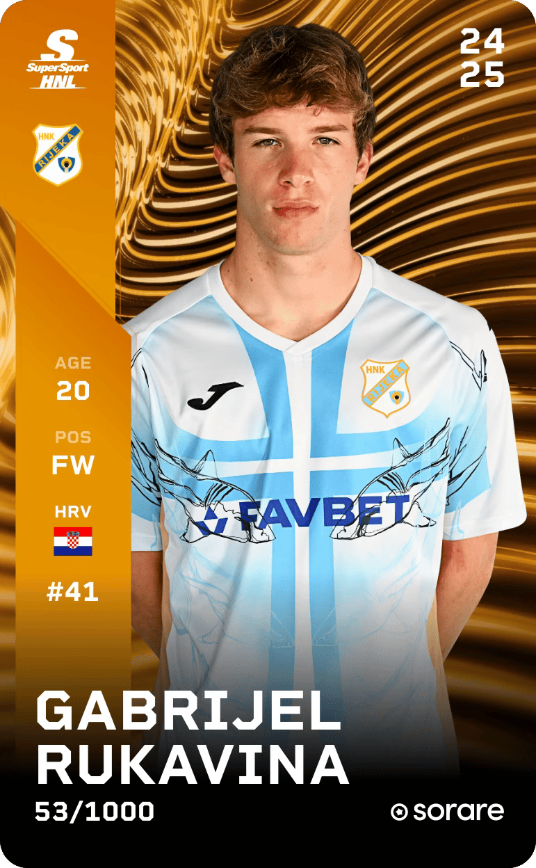 Gabrijel Rukavina 2024-25 • Limited 53/1000