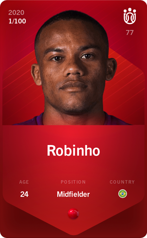 Sorare - Sorare Official - Robinho 2020-21 • Rare 1/100 - NFT # 85519324488763807911863664671657708495750040611129113662385372474847447495788