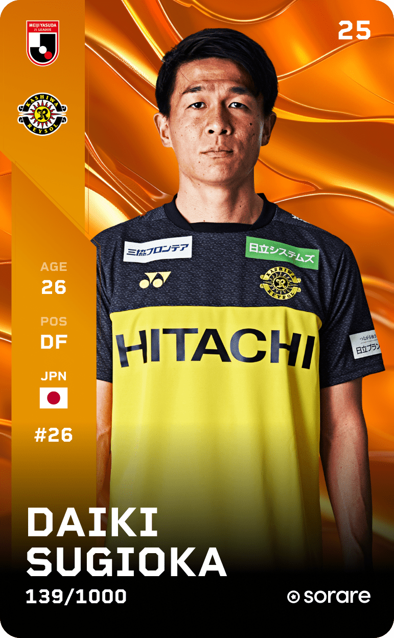 Daiki Sugioka 2025-26 • Limited 139/1000