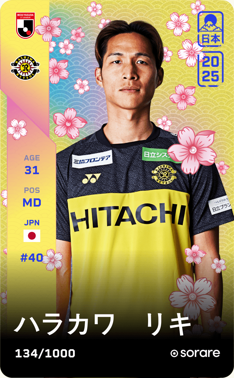 Riki Harakawa 2025-26 • Limited 134/1000