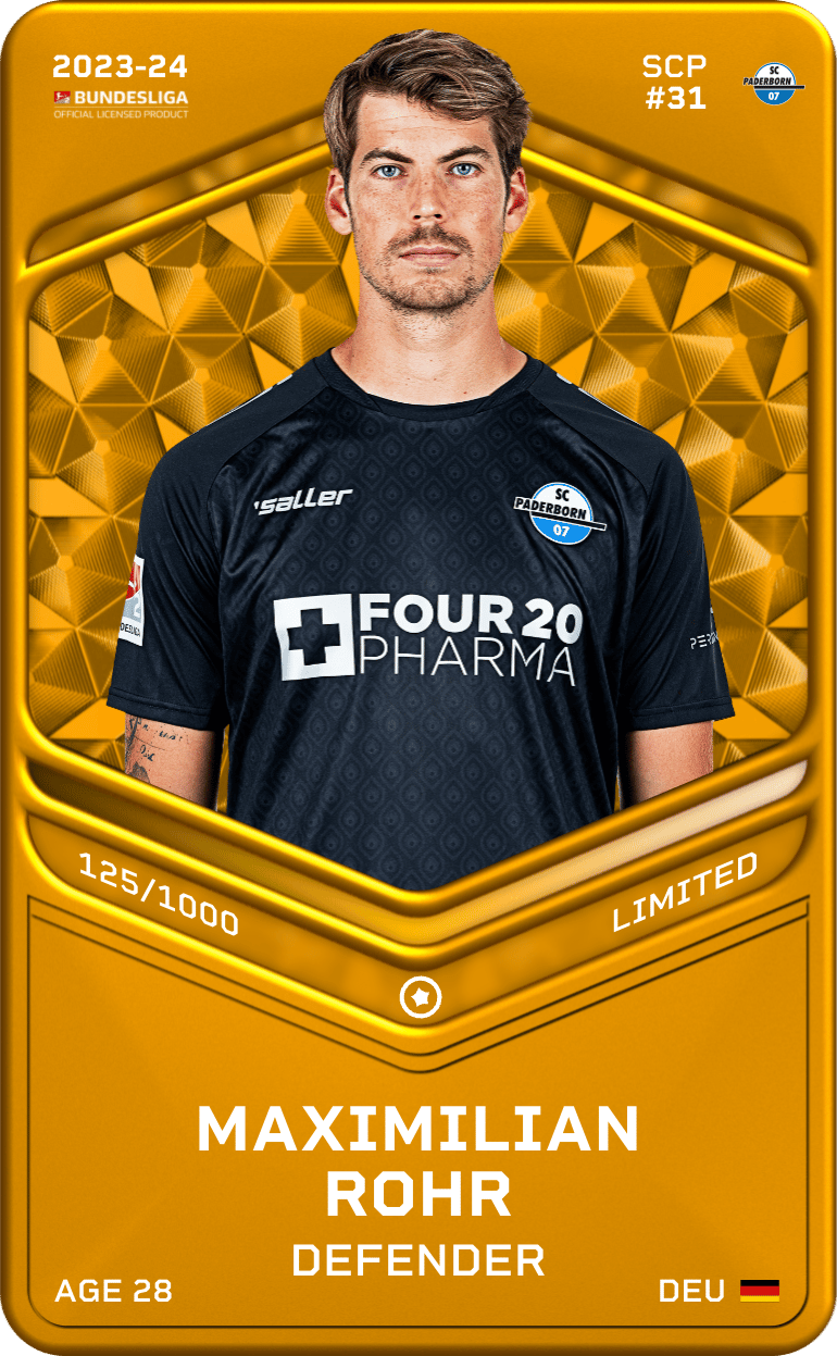 Maximilian Rohr 2023-24 • Limited 125/1000