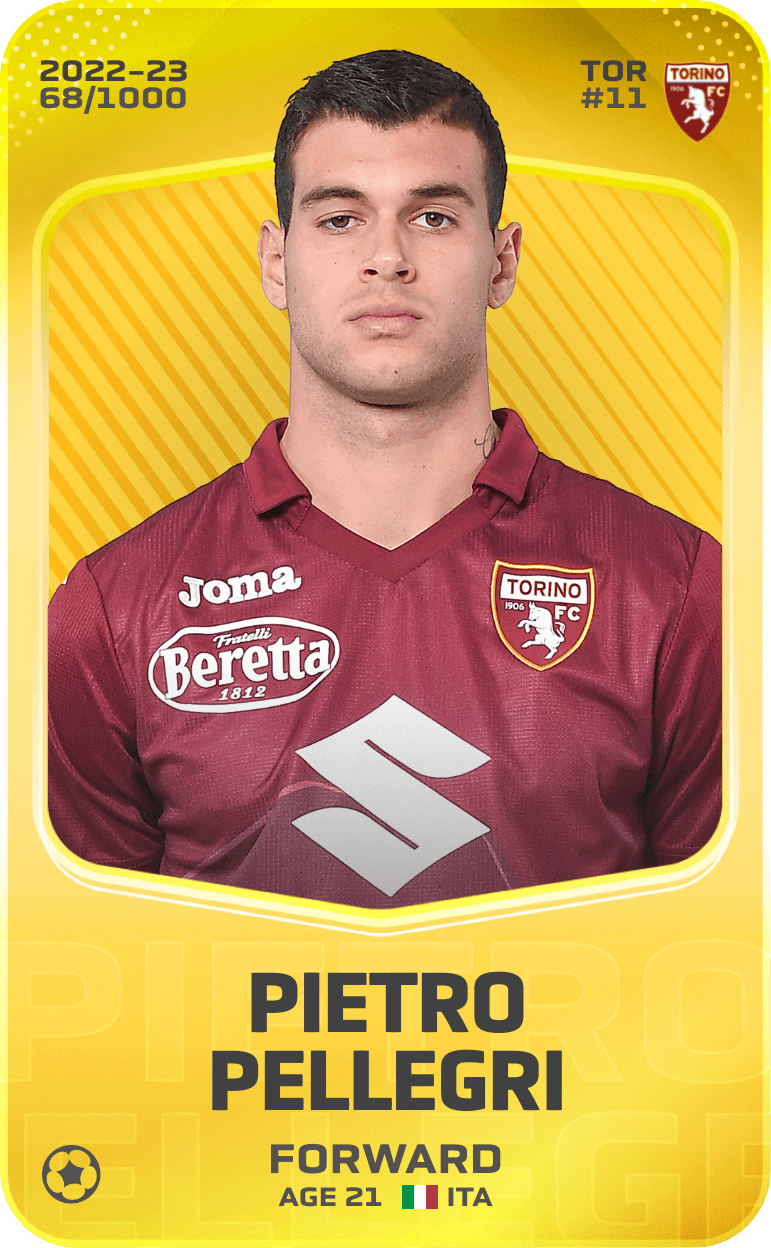 Pietro Pellegri 2022-23 • Limited 68/1000
