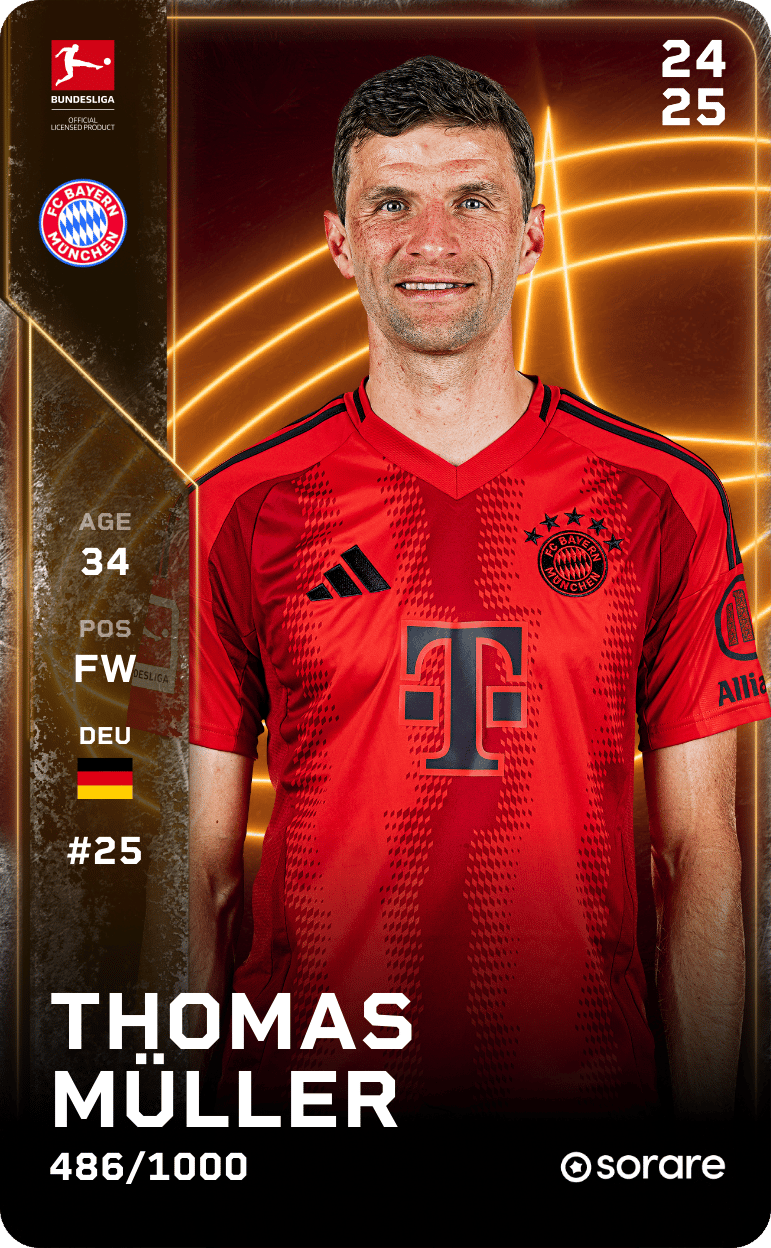 Thomas Müller 2024-25 • Limited 486/1000