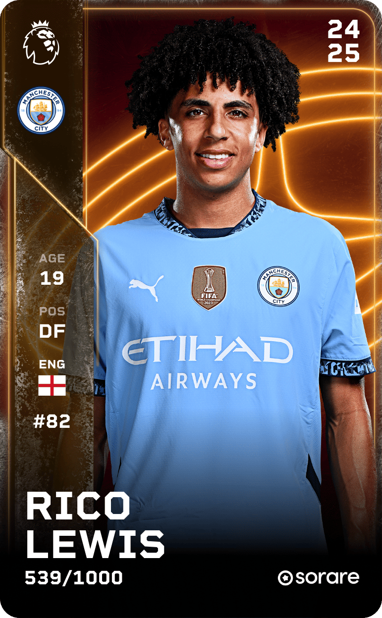 Rico Lewis 2024-25 • Limited 539/1000