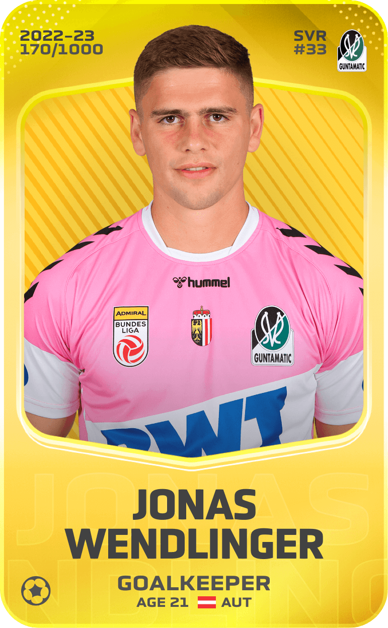 Jonas Wendlinger 2022-23 • Limited 170/1000