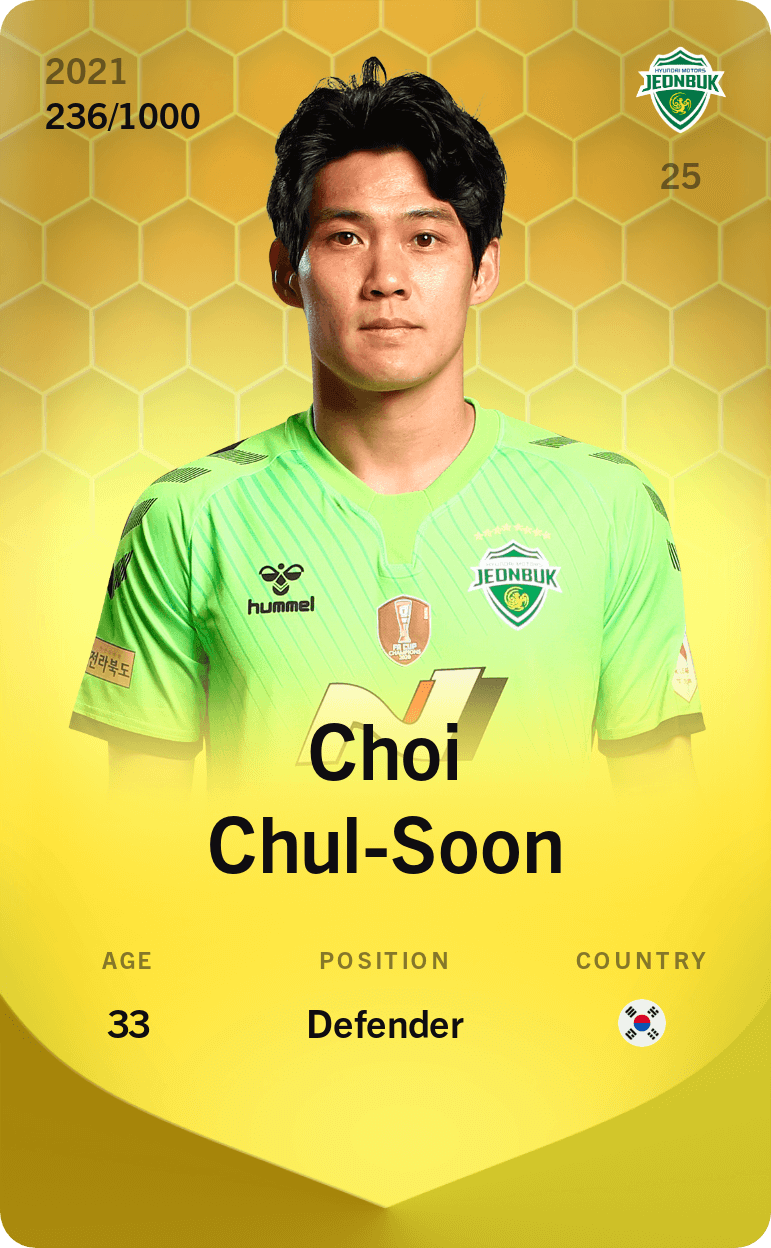 Choi Chul-Soon 2021-22 • Limited 236/1000