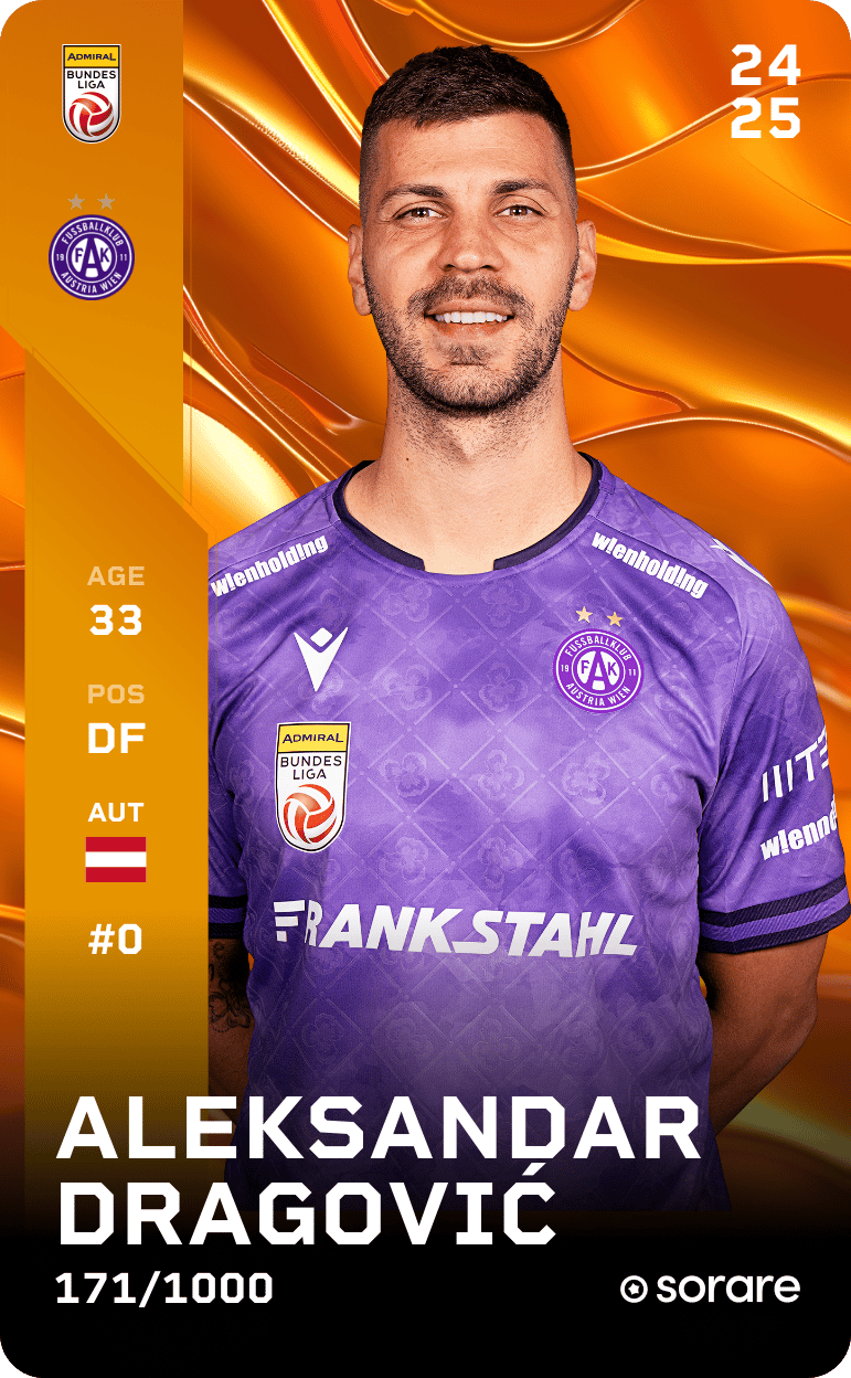 Aleksandar Dragović 2024-25 • Limited 171/1000