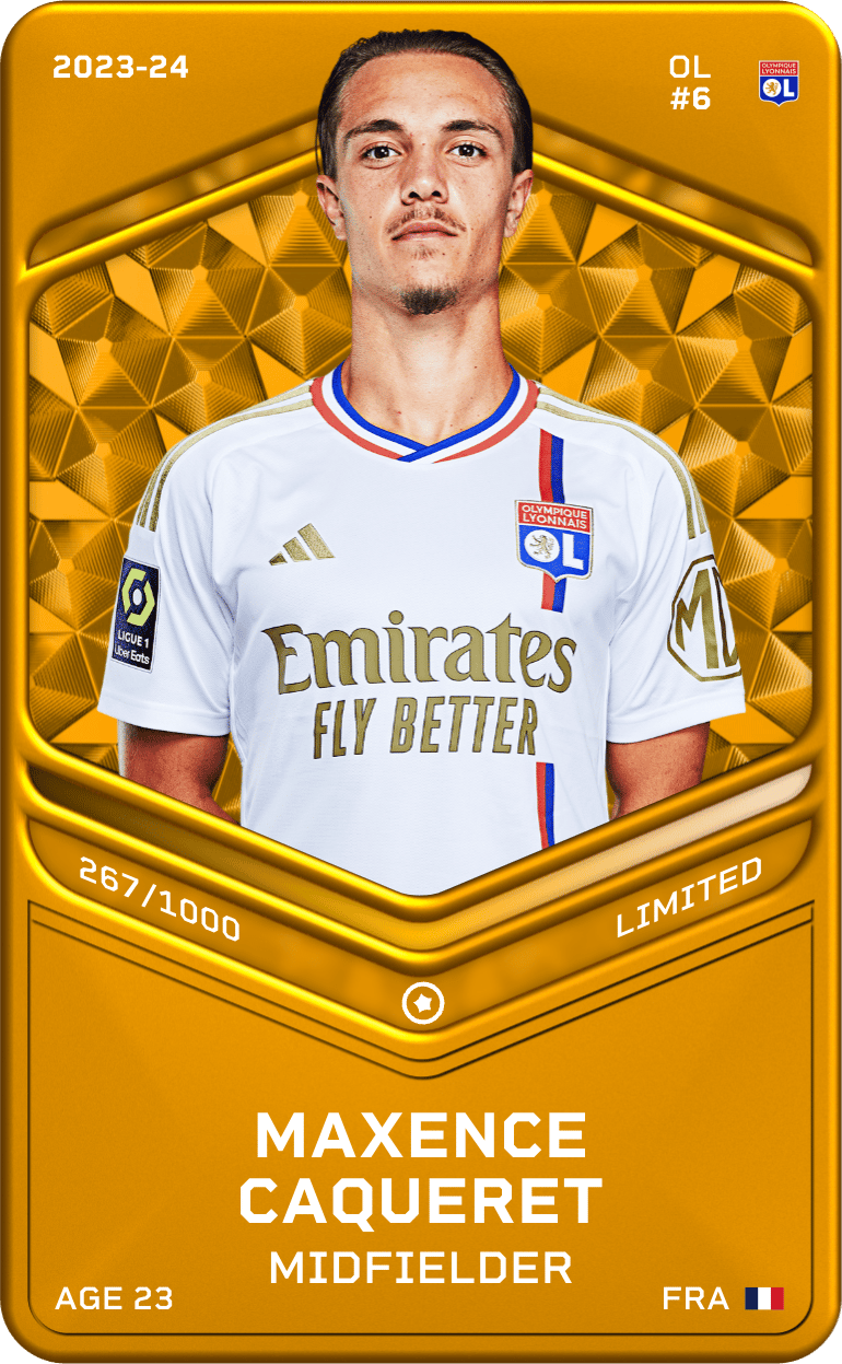 Maxence Caqueret 2023-24 • Limited 267/1000