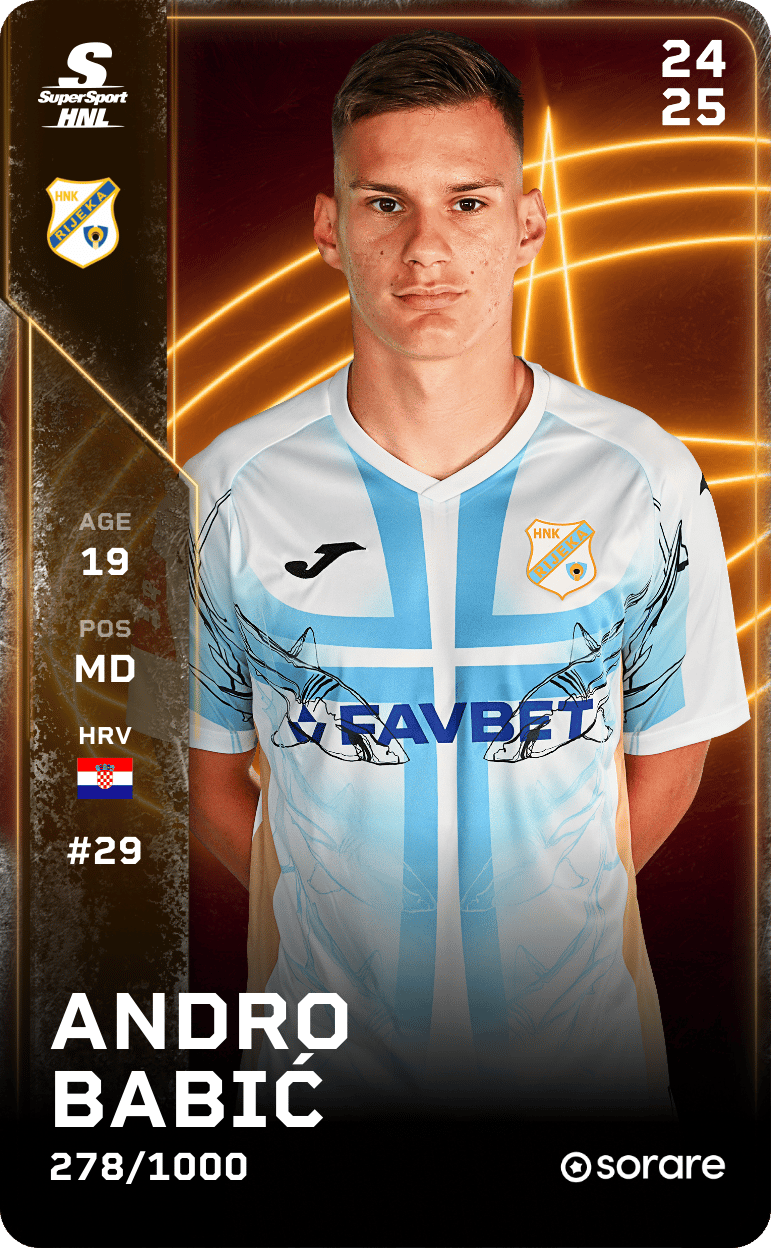 Andro Babić 2024-25 • Limited 278/1000