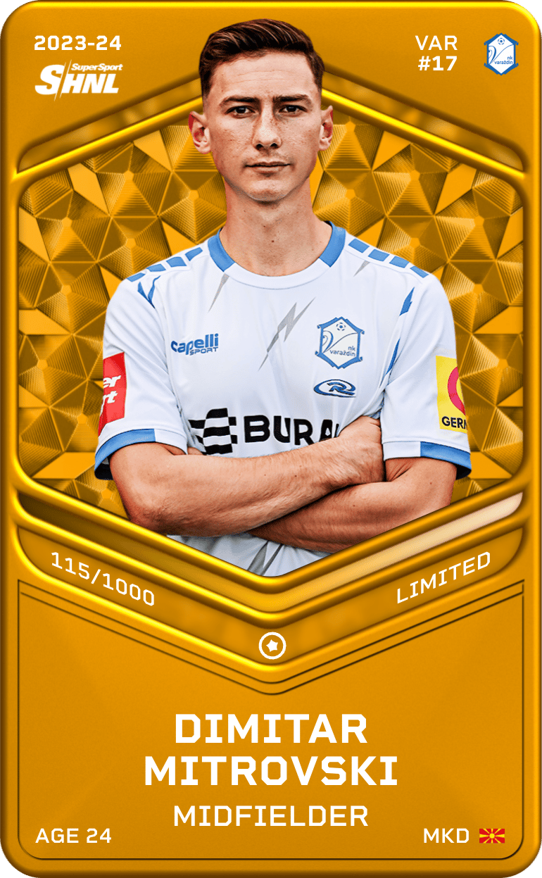 Dimitar Mitrovski 2023-24 • Limited 115/1000