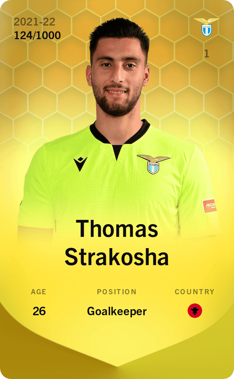 Thomas Strakosha 2021-22 • Limited 124/1000