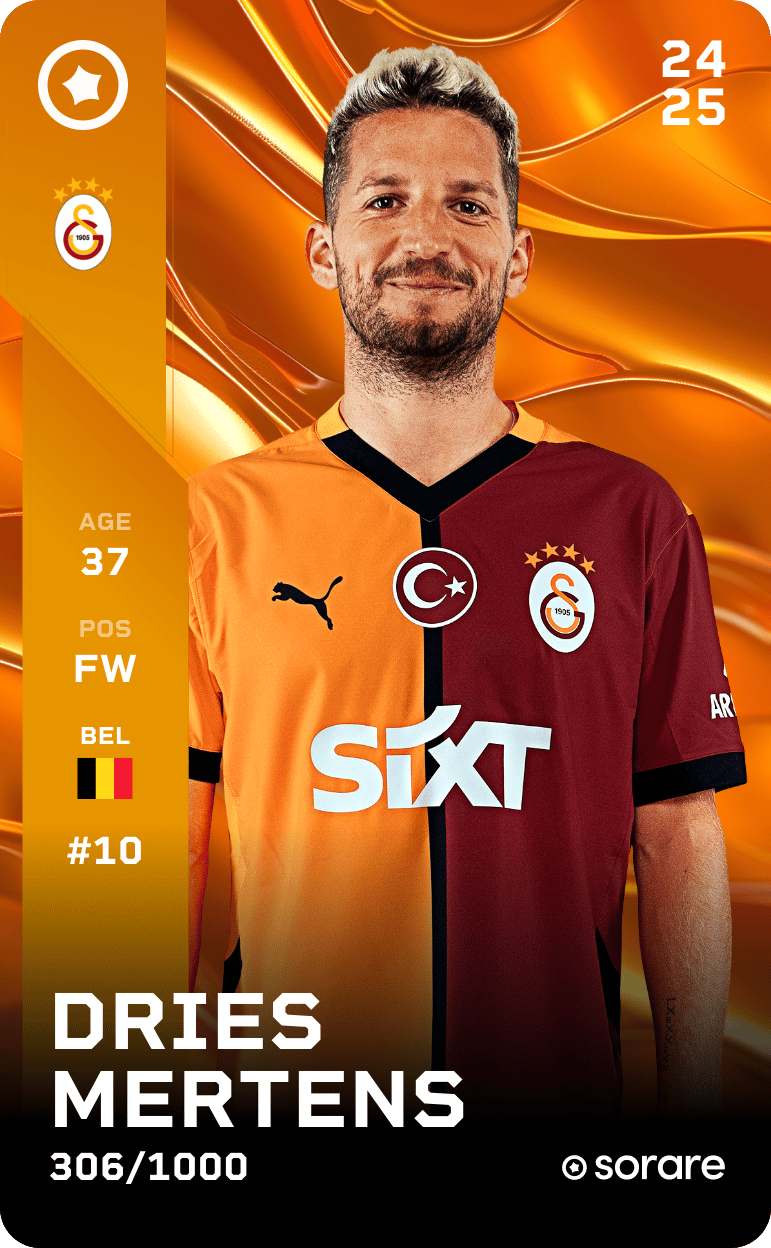 Dries Mertens 2024-25 • Limited 306/1000