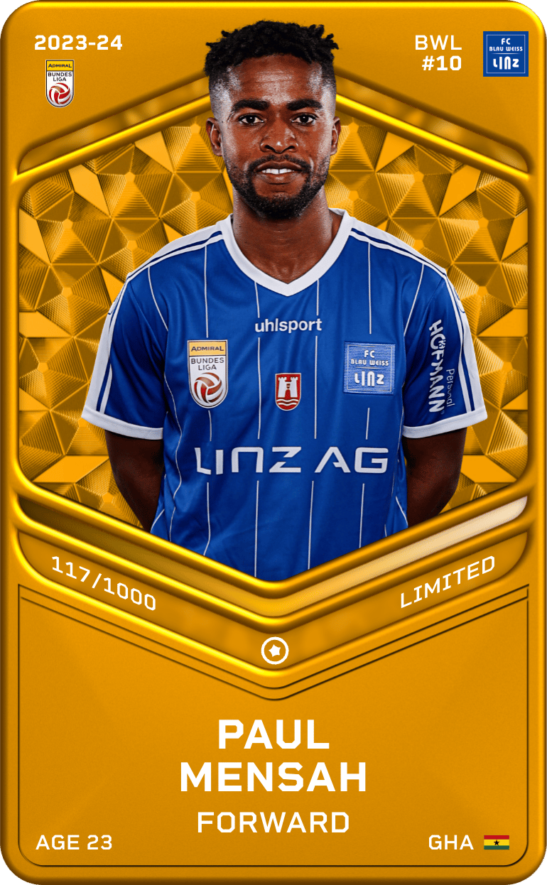 Paul Mensah 2023-24 • Limited 117/1000
