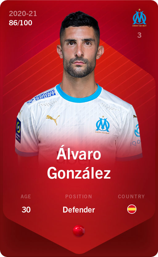 Sorare - Sorare Official - Álvaro González 2020-21 • Rare 86/100 - NFT # 91143500802299320360160612535875907357062506434266951930178293808516449599000