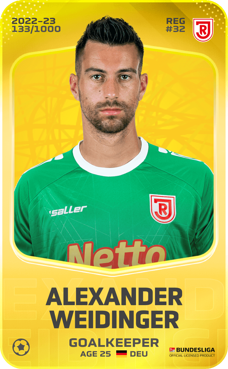 Alexander Weidinger 2022-23 • Limited 133/1000
