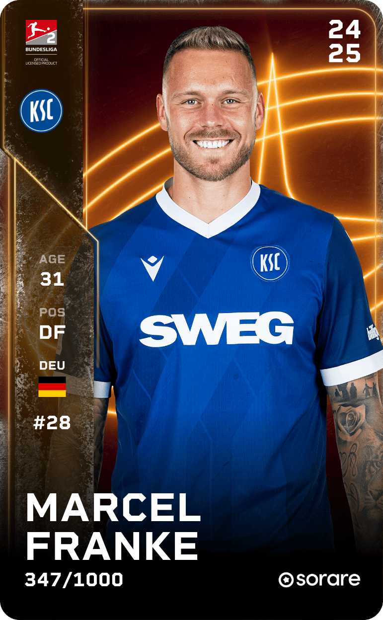 Marcel Franke 2024-25 • Limited 347/1000
