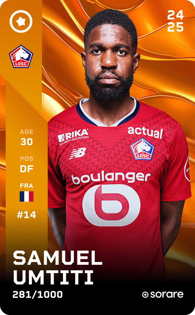 Samuel Umtiti 2024-25 • Limited 281/1000