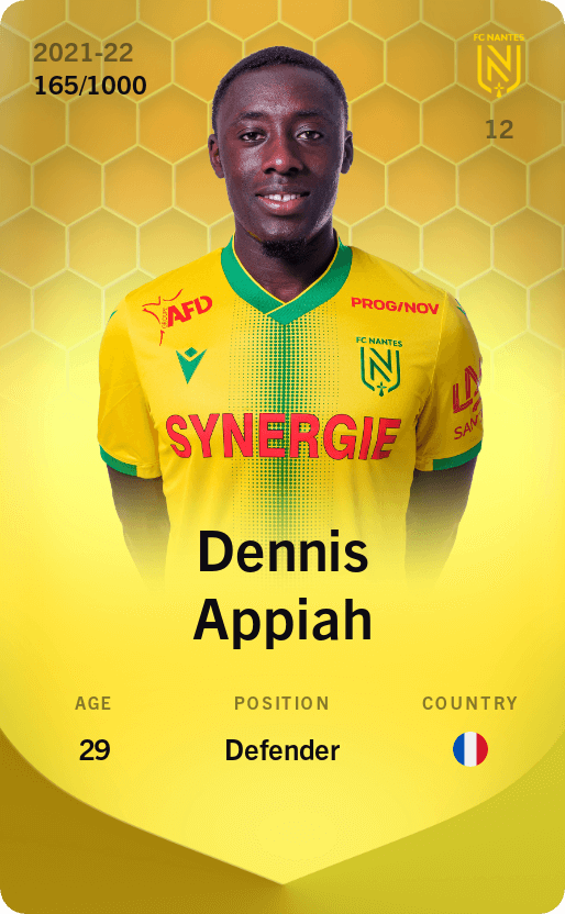 Dennis Appiah 2021-22 • Limited 165/1000