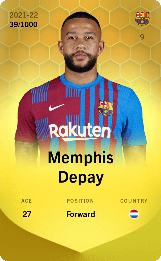 Memphis Depay 2021-22 • Limited 39/1000