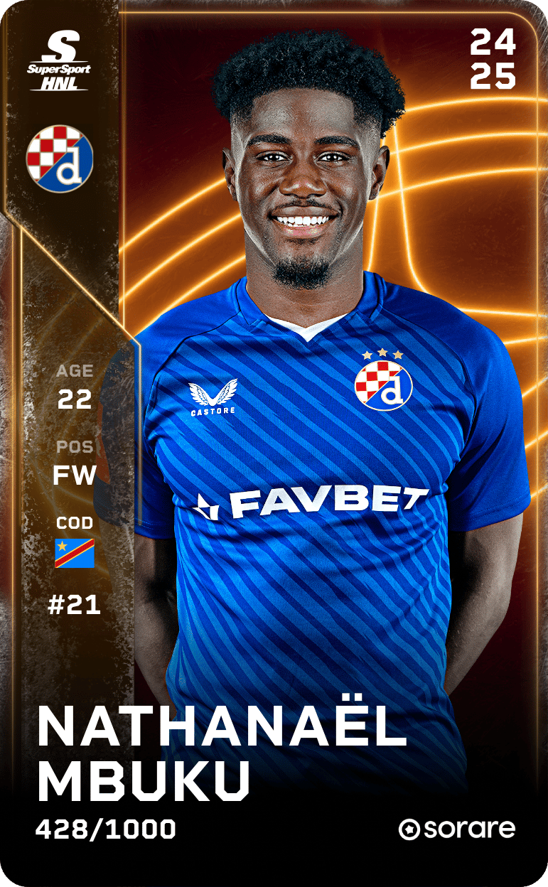 Nathanaël Mbuku 2024-25 • Limited 428/1000