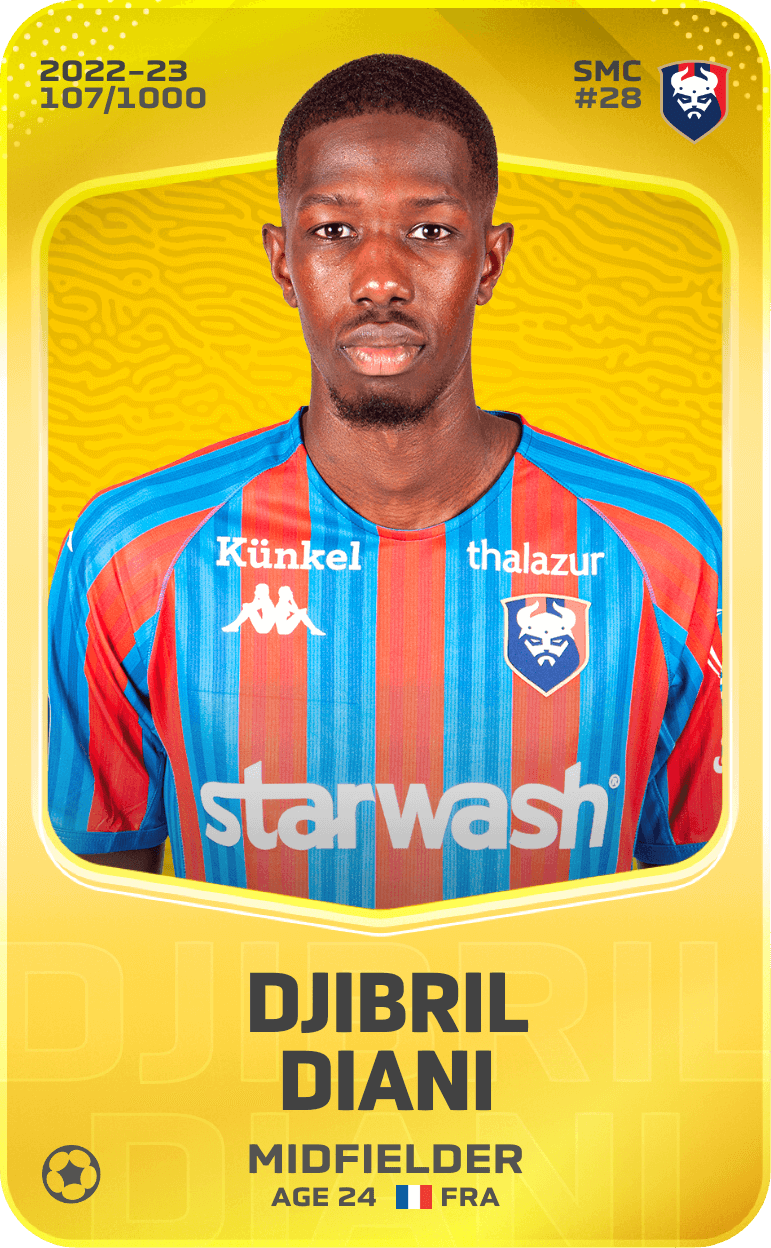 Djibril Diani 2022-23 • Limited 107/1000