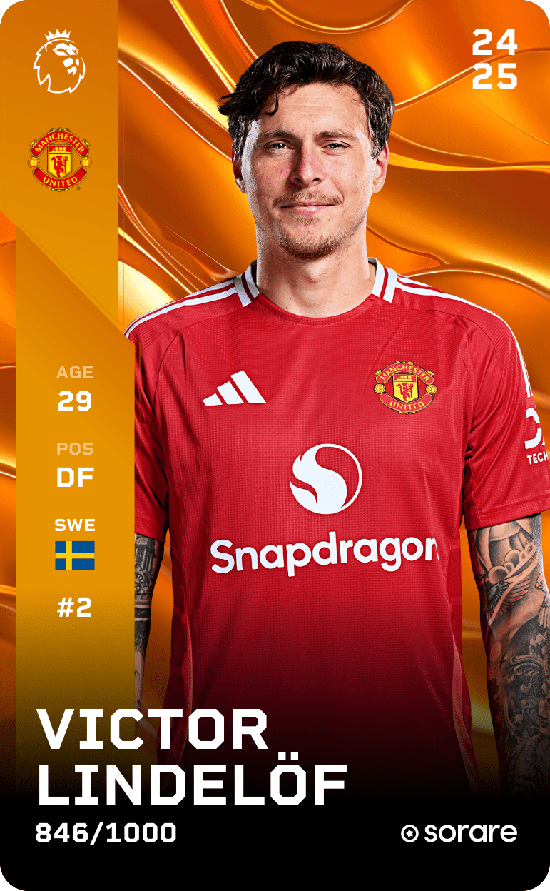 Victor Lindelöf 2024-25 • Limited 846/1000