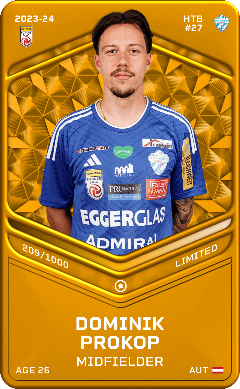 Dominik Prokop 2023-24 • Limited 209/1000